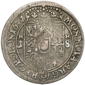 John III Sobieski, Ort Bydgoszcz 1677 - MH letters