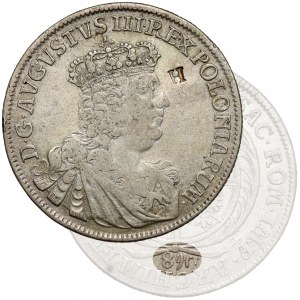 August III Sas, Dwuzłotówka 1753 - 8 gr (pisany) - b. rzadki