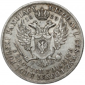 5 Polish zloty 1829 FH