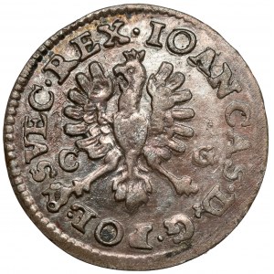 John II Casimir, Dwugrosz Bydgoszcz 1650 CG - small eagle