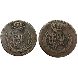 Duchy of Warsaw, 1 penny 1810-1811 - set (2pcs)