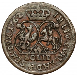 Kurlandia, Karol Chrystian, Szeląg Mitawa 1762