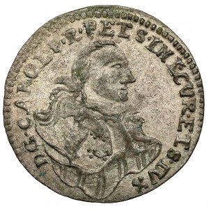 Courland, Charles Christian, Mitavianer Pfennig 1762 CHS - dekorativ