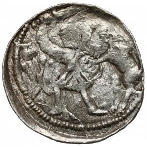 Ladislaus II the Exile, Denarius - Fight with the Lion