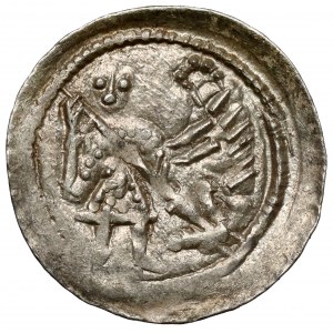 Boleslaw III the Wry-mouthed, Denarius - Fight with the Dragon