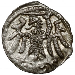 Sigismund I the Old, Elblag denarius without date - beautiful