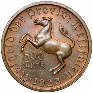 Westfalen, 500 Mark 1923