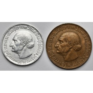 Westphalia, 50 fenig and 100 marks 1921-1922 - set (2pcs)