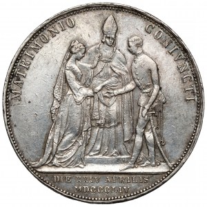 Austria, Franciszek Józef I, 2 guldeny 1854 - zaślubinowe