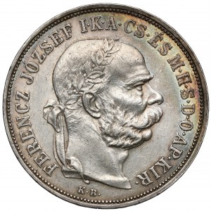 Hungary, Franz Joseph I, 5 crowns 1900