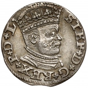 Stefan Batory, Trojak Riga 1586