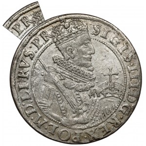 Zikmund III Vasa, Ort Bydgoszcz 1623 - PR (bez M) - RARE