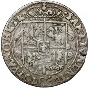 Zygmunt III Waza, Ort Bydgoszcz 1624 - Sas w otwartej