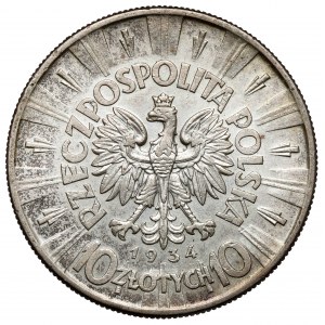 Piłsudski 10 zlotých 1934 - oficiální