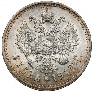 Russland, Nikolaus II., Rubel 1912 EB