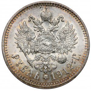 Rusko, Mikuláš II, rubeľ 1912 EB