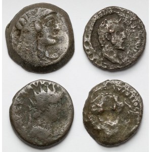 Řecko a Řím, sada mincí (4ks)