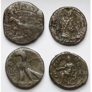 Řecko a Řím, sada mincí (4ks)