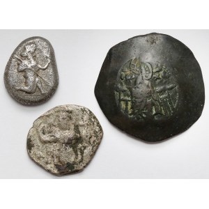 Řecko a Byzanc - sada mincí (3ks)