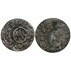 Gustav II Adolf, Elblag 1630 a 1633, sada (2ks)