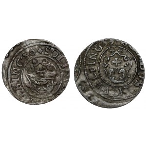 Gustav II Adolf, Elblag 1630 and 1633, set (2pcs)