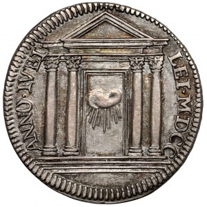 Vatican, Innocent XII (1691-1700), AR Giulio 1700