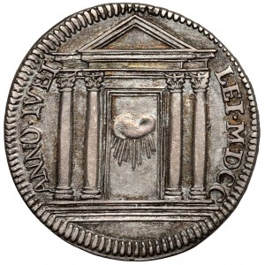 Vatikan, Innozenz XII. (1691-1700), AR Giulio 1700