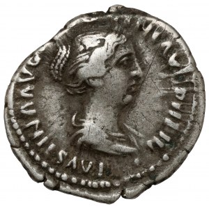Faustina II. die Jüngere (161-175 n. Chr.) Denarius, Rom