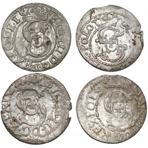 Zikmund III Vasa, rižské šilinky 1609-1615 - Meppena (4ks)