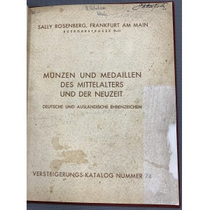 Katalog aukcyjny - Sally Rosenberg