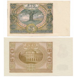 100 złotych 1934 i 100 złotych 1940 - zestaw (2szt)