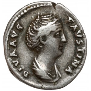 Faustína I. Staršia (138-141 n. l.) Posmrtný denár, Rím, po roku 141 n. l.