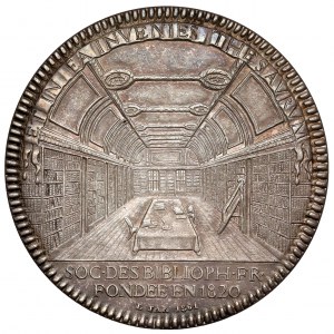 Francúzsko, medaila 1861 - Jacques Auguste de Thou