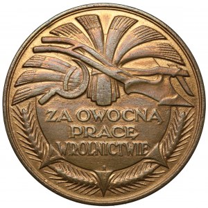 Medaila, Pomorská poľnohospodárska komora 1926 (bronz)