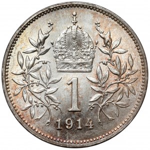 Węgry, Franciszek Józef I, 1 korona 1914 KB