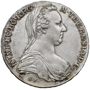Rakousko, Marie Terezie, Thaler 1780 - Nová ražba