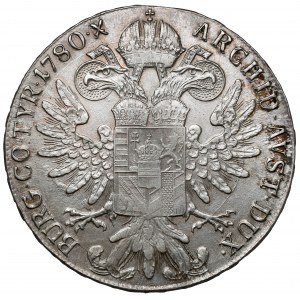 Rakúsko, Mária Terézia, Thaler 1780 - Nová razba
