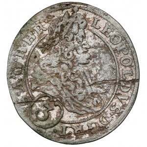 Śląsk, Leopold I, 3 krajcary 1695 MMW, Wrocław