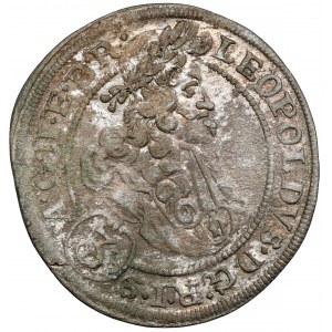Silesia, Leopold I, 3 krajcars 1697 MMW, Wrocław