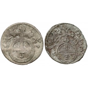 Silesia, Greszel 1624-1695 - set (2pcs)