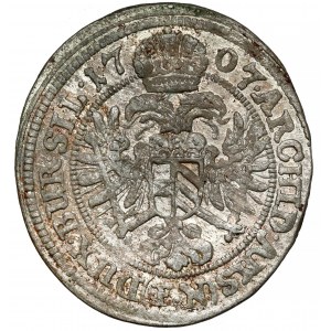 Śląsk, Józef I, 3 krajcary 1707 FN, Wrocław