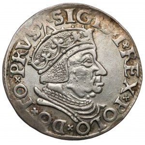 Sigismund I. der Alte, Trojak Danzig 1537 - spät