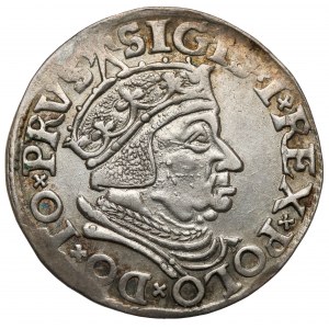 Zygmunt I Stary, Trojak Gdańsk 1537 - późny