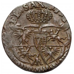 August III Sas, Gubin shellac 1753 - letter R