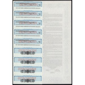 Neuseeland, SPECIMEN 10.000 Dollar Anleihen 1989