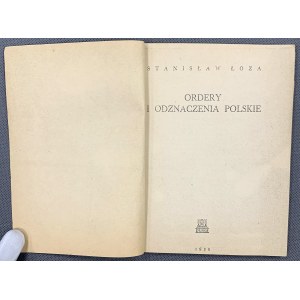 Polskie ordery i odznaczenia, Bigoszewska i stary reprint Łozy (2szt)