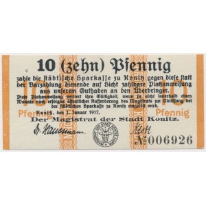 Chojnice (Konitz), 10 fenigów 1917