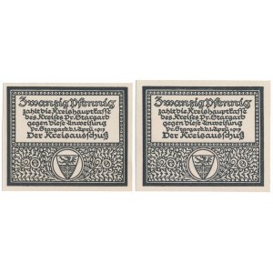 Starogard Gdanski (Pr. Stargard), 2x 20 fenig 1917 (2pcs)