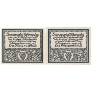 Starogard Gdański (Pr. Stargard), 2x 20 fenigów 1917 (2szt)