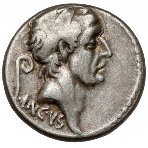 Republika, L. Marcius Philippus (56 př. n. l.) Denár